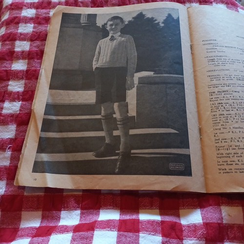 π Patons No 167 Boys Knitting Pattern Book Vintage B & W Patons Baldwin 20 Page - Picture 8 of 13