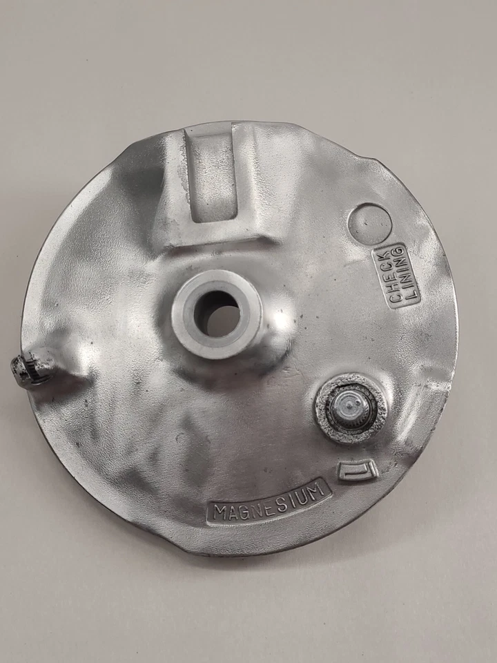 Yamaha YZ125 YZ 125 1982 placa de freno delantera Foto 2 de 4