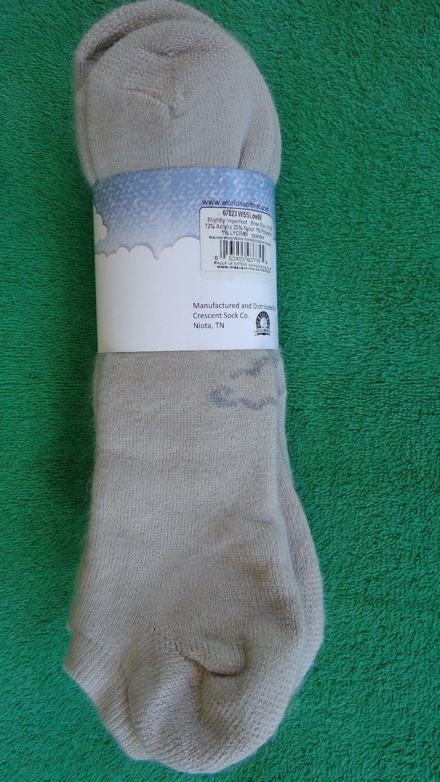 World's Softest Socks 3 Pair Low Cut Beige, Men's XL Sock Size1316 eBay