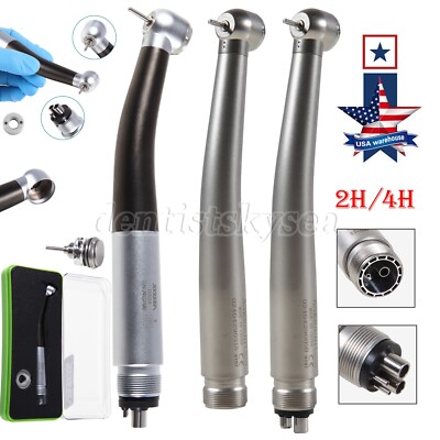 Dental High Speed Handpiece Push Button Fit KAV NSK 2/4Holes