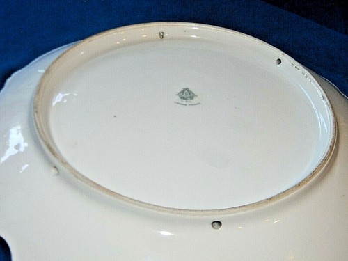 Lazeyras Rosenfeld Lehman LRL Limoges France birds plate thick Gold trim - Picture 3 of 4