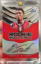 2017-18 Certified Donovan Mitchell Rookie Roll Call On Card Holo Auto RC SP 🔥