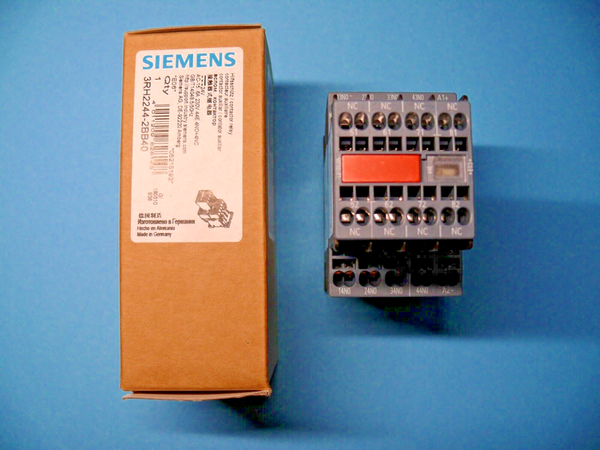 1 X Siemens Dig.Industr. HilfsschüTz 3RH2244-2BB40 Relais Neu Ovp-image