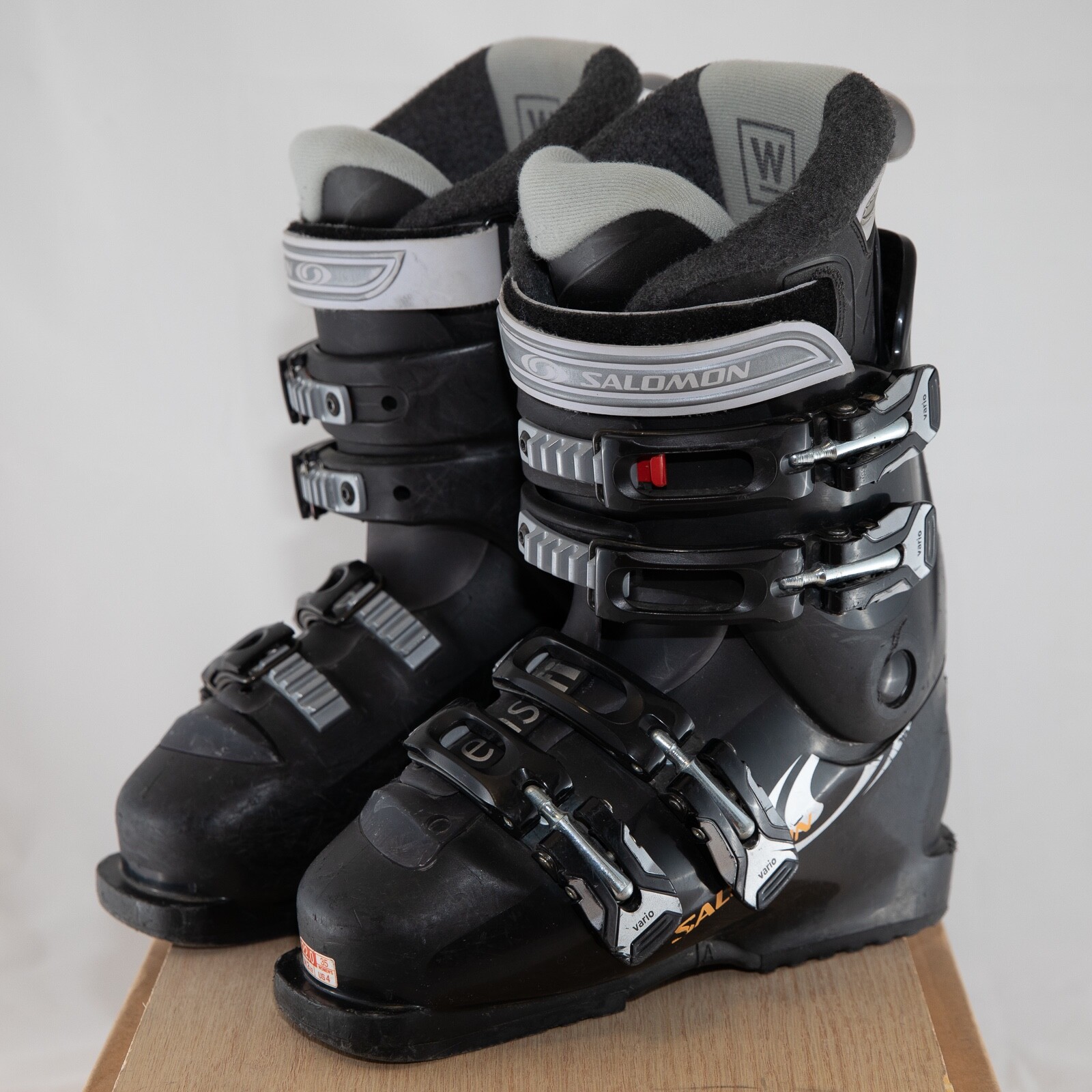 Stivali da sci Salomon Performa 4.0 Sensefit donna taglia 4 Mondo taglia 22 neri