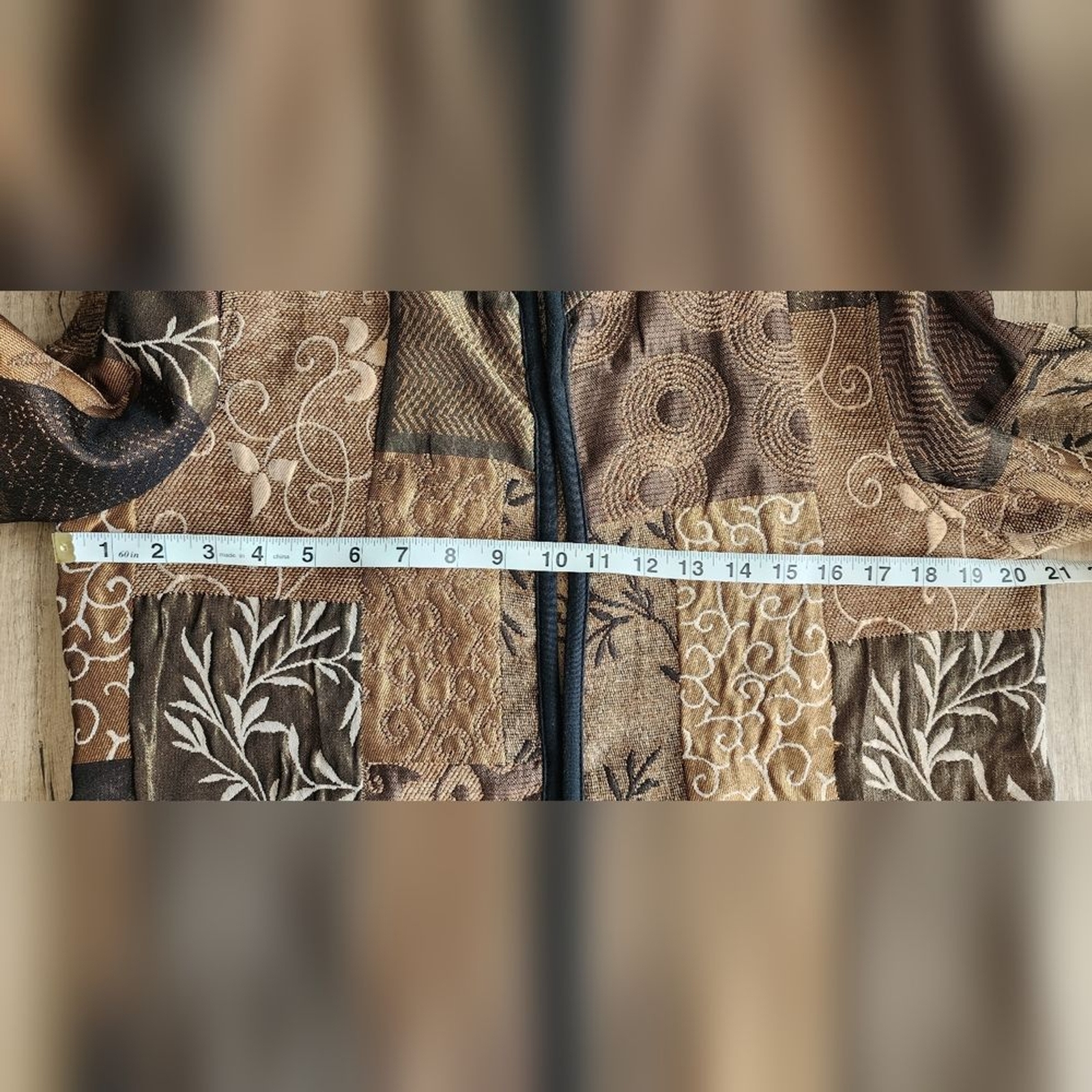 Kaktus Quilted Patchwork Jacket Women's Large - image 3