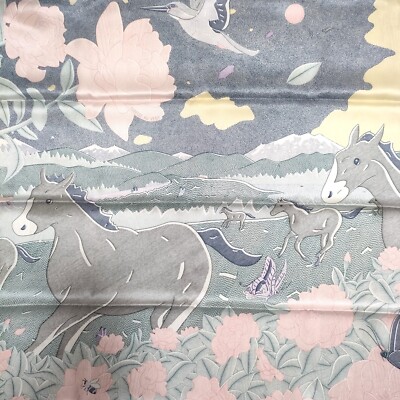 Unused w/box HERMES Carre 70 Ivresse Au Vent Silk Scarf 66cm