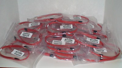 Mixed Bulk Lot of 20 Serial-ATA(SATA) Hard Drive & ODD Cable Various Length. 