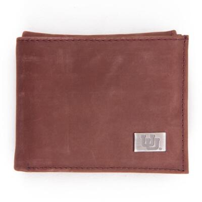 University of Utah Utes Wallet Bifold Leather Wallet