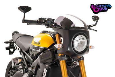 PUIG CUPOLINO SEMICARENATO MOTO GUZZI V7 III STONE 750 17-22 FUME CHIARO-NERO