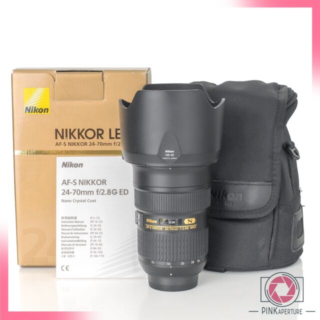 Nikon 24-70mm f2.8 G AF-S ED Lens