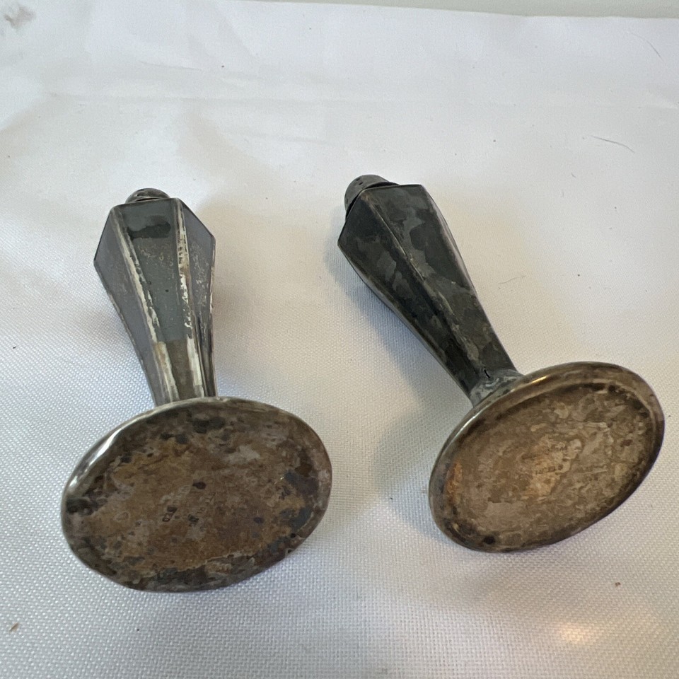 Sterling Weighted Salt and Pepper Shakers 60g eBay
