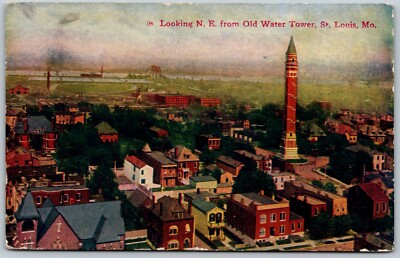 #ad #ad Old Water Tower View St Louis Missouri ANTIQUE Postcard 8185 $9.00