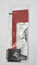 Universal Mailbox Flag Replacement Black Base Red Flag w Hardware Installation