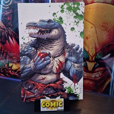 TMNT #1 SDCC 2024 Leatherhead Battle Damage Virgin  LTD 500 Tyler Kirkham    