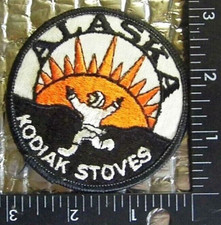Vintage Patch Alaska Kodiak Stoves FREE SHIPPING