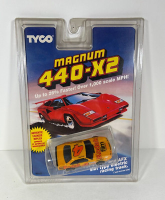 TYCO Magnum 440-X2 Kodak #4 ERNIE IRVAN Slot Race Car 1992 New Old Stock