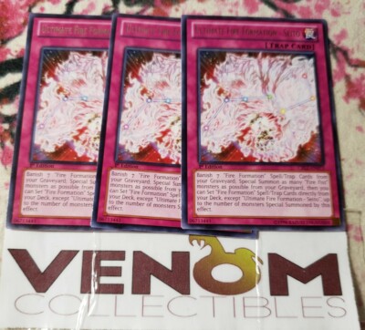 3x (M/NM) Ultimate Fire Formation - Seito CBLZ-EN073 Rare 1st Edition YuGiOh