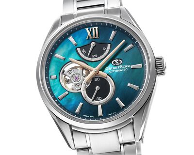 ORIENT STAR M34 F7 Semi-Skeleton Blue-Green Gradient RK-BY0001A Men's Watch