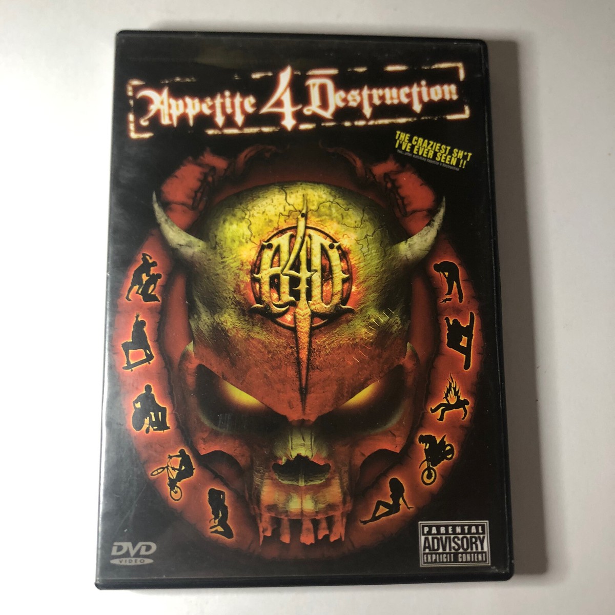 Appetite 4 Destruction DVD 2003 Extreme Sports FMX Travis
