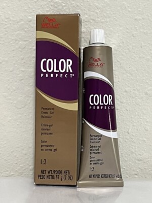 Color Perfect Wella Hair Color 2 oz Cream Gel Salon Dye   You Choose Your Color