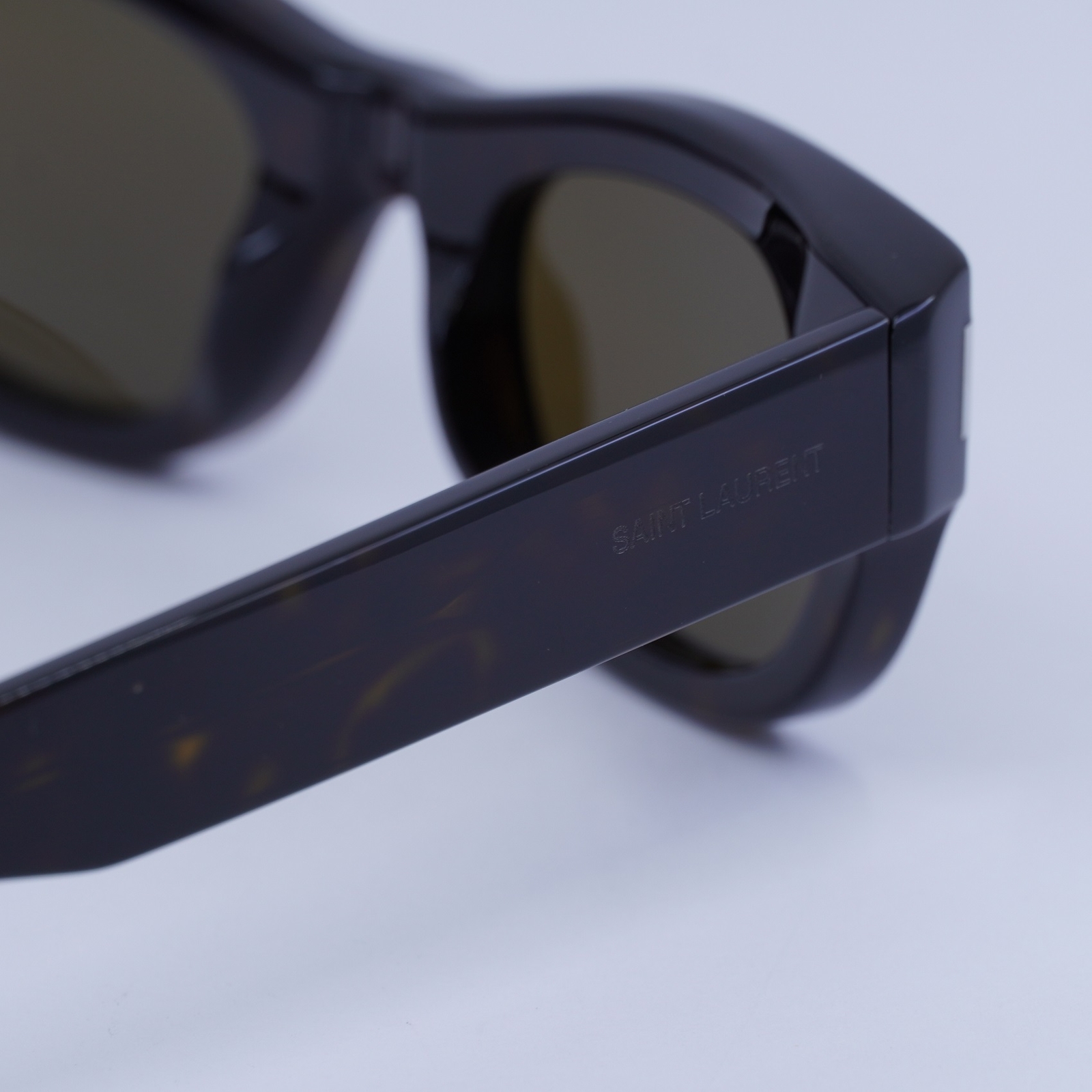 Occhiali da sole Saint Laurent SL761 002 avana scuro marrone 49 21 145 nuovi autentici