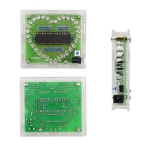 Heart Shape LED Flashing Light DIY Electronic Kits with Case for Soldering