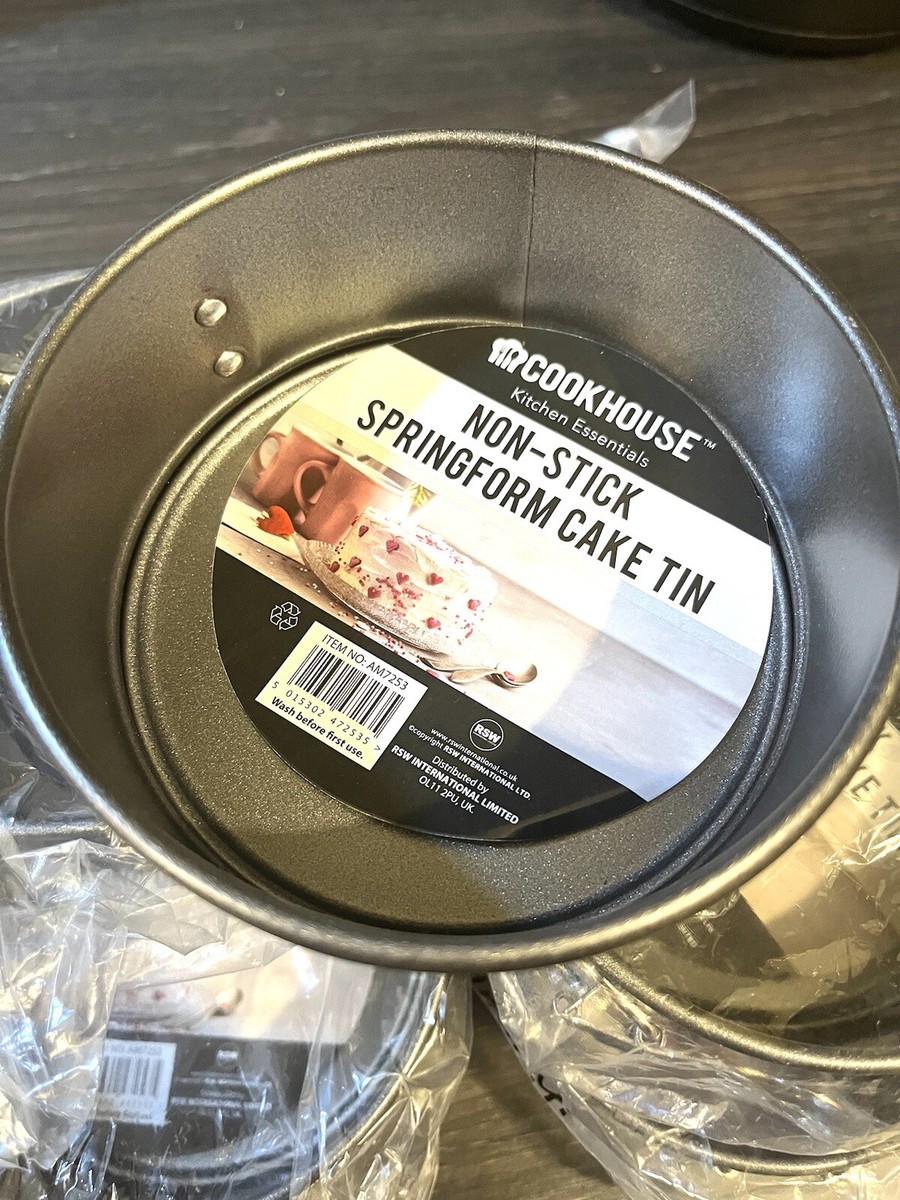 Cookhouse 5” Non Stick Springform Cake/cheese Cake Tins X UK