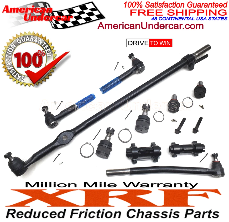 Kit de eslabones de arrastre de rótula de varilla de amarre XRF Ford F250 F350 Super Duty 1999-2004 2x2 Foto 2 de 4