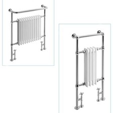 Handtuchhalter Heizkörper Badheizung traditionell Vintage 4 8 12 Säulen Wärmer Rad