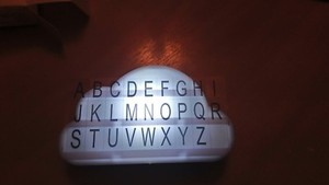 Spell It Out Led Cloud Light Box Letters Words Home Living