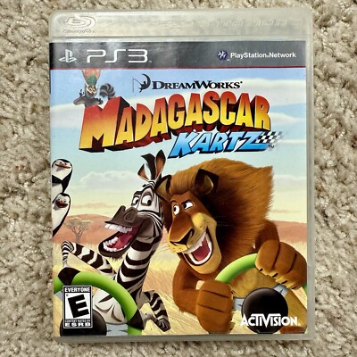 Madagascar Kartz Playstation 3 PS3 PREOWNED COMPLETE CIB