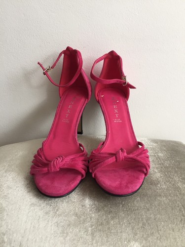 pink heeled sandals