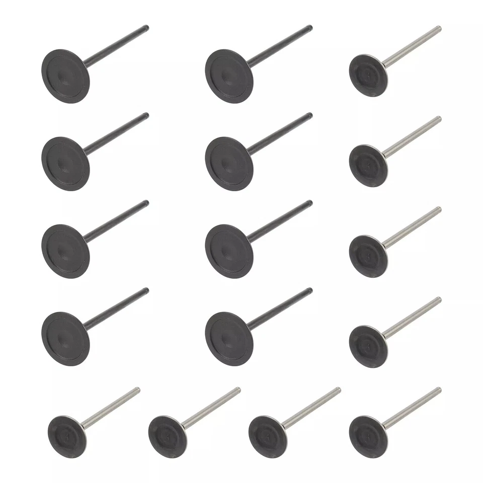 16X Válvulas de escape de admisión de motor para 08-21 Hyundai Sonata Kia Optima 2,0 L 2,4 L Foto 3 de 4