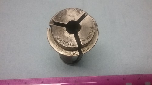 #22 COLLET, 7/16" ROUND FOR BROWN AND SHARP AUTOMATIC SCREW MACHINES