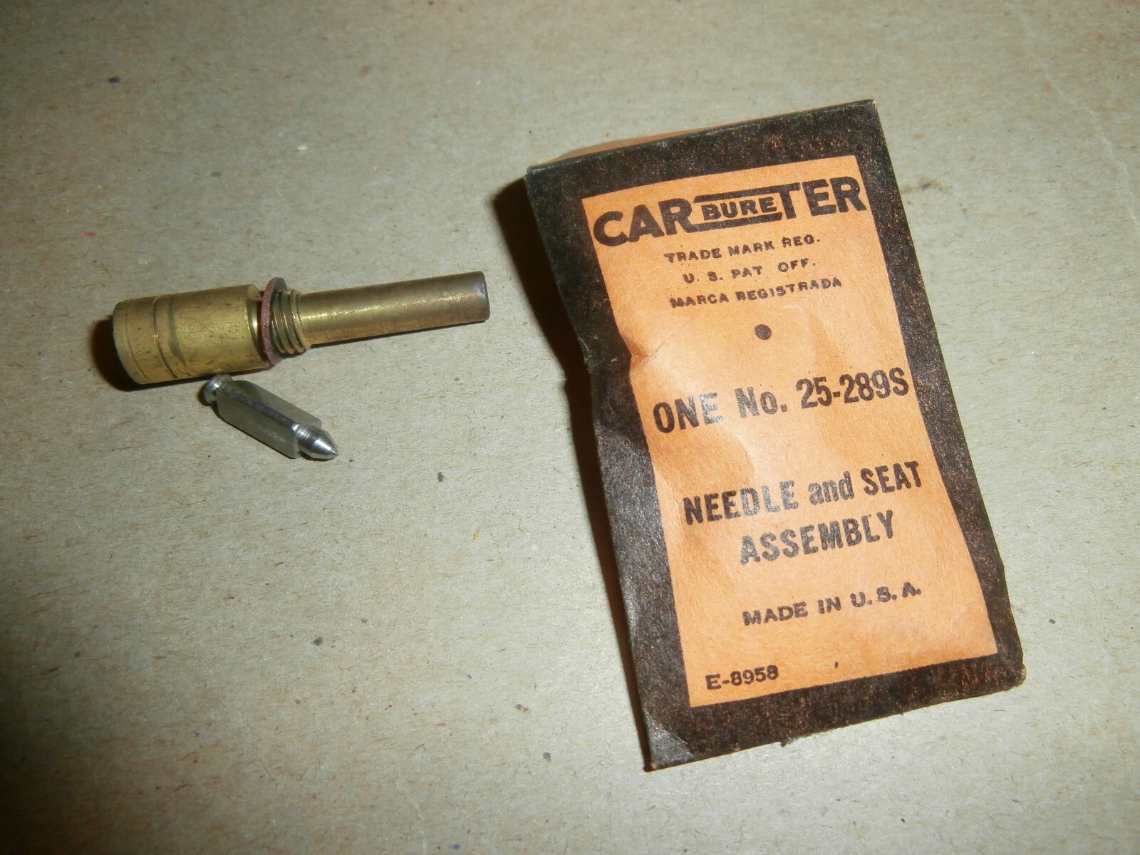 NOS Carter Carburetor Needle Seat Assembly 25289S eBay