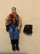 Vintage GI JOE FIGURE 1987 Mercer V1 Sgt. Slaughter Renegade Plus File Card