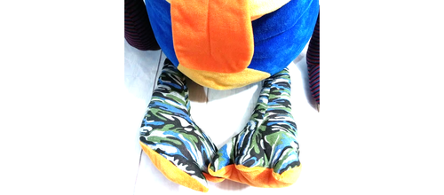 Mary Meyer Plush Blue Monster Thugz Green Teeth Striped 28 in. Plush Toy - Picture 11 of 16
