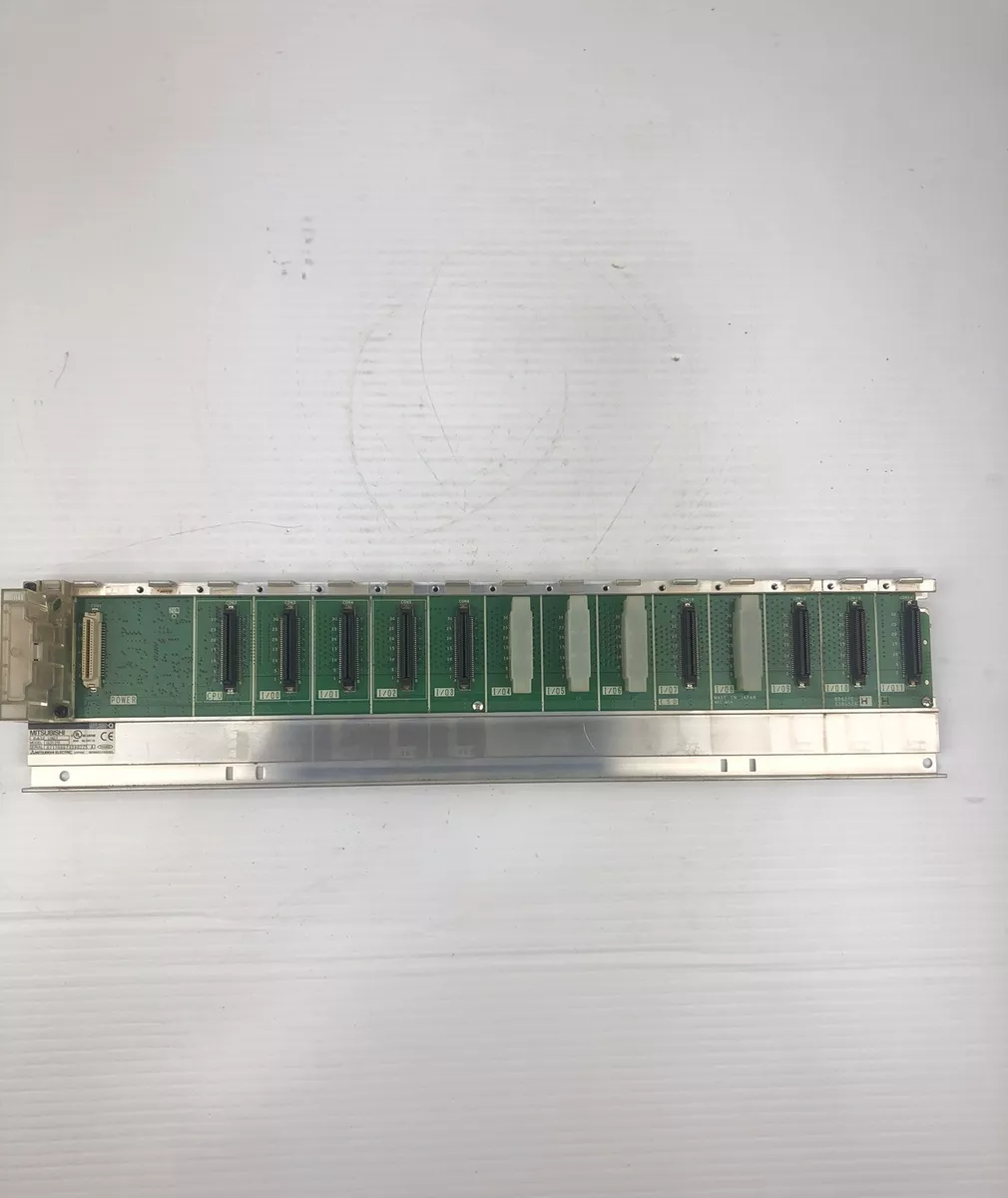Mitsubishi Electric Q312B Base Unit Melsec-Q Slot Rack Backplane