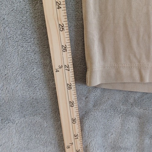 Chicos Travelers Pants Sz 3 / XL Straight Wide Leg PullOn Beige Slinky Office - Picture 6 of 8