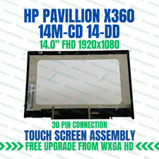 FHD LCD Touch Screen Digitizer Display Assembly HP Pavilion x360 14M-cd0005DX