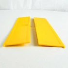 Vintage 1978 Barbie A-Frame Dream House Closet Doors Yellow Mattel Pair