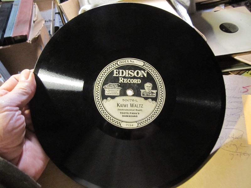 EDISON 50676 1919 Toots Paka Hawaiians WAIKIKI HAWAIIAN Or Frank Ferera Myona.