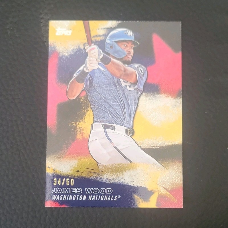 Topps 2026 Stars of MLB James Wood #SMLB-17 34/50 Washington Nationals
