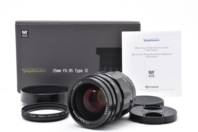 [Almost Unused /Box] Voigtlander NOKTON 25mm F0.95 Type II For MFT From JAPAN