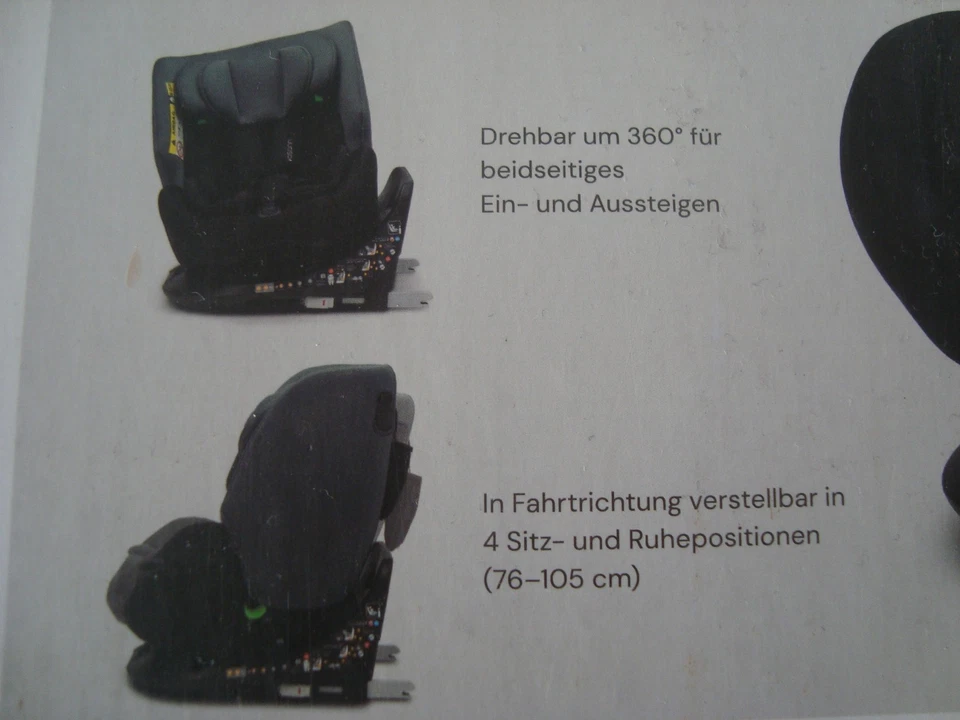 Osann One360 Kindersitz Schwarz mit Isofix Neu und OVP - Bild 3 von 4