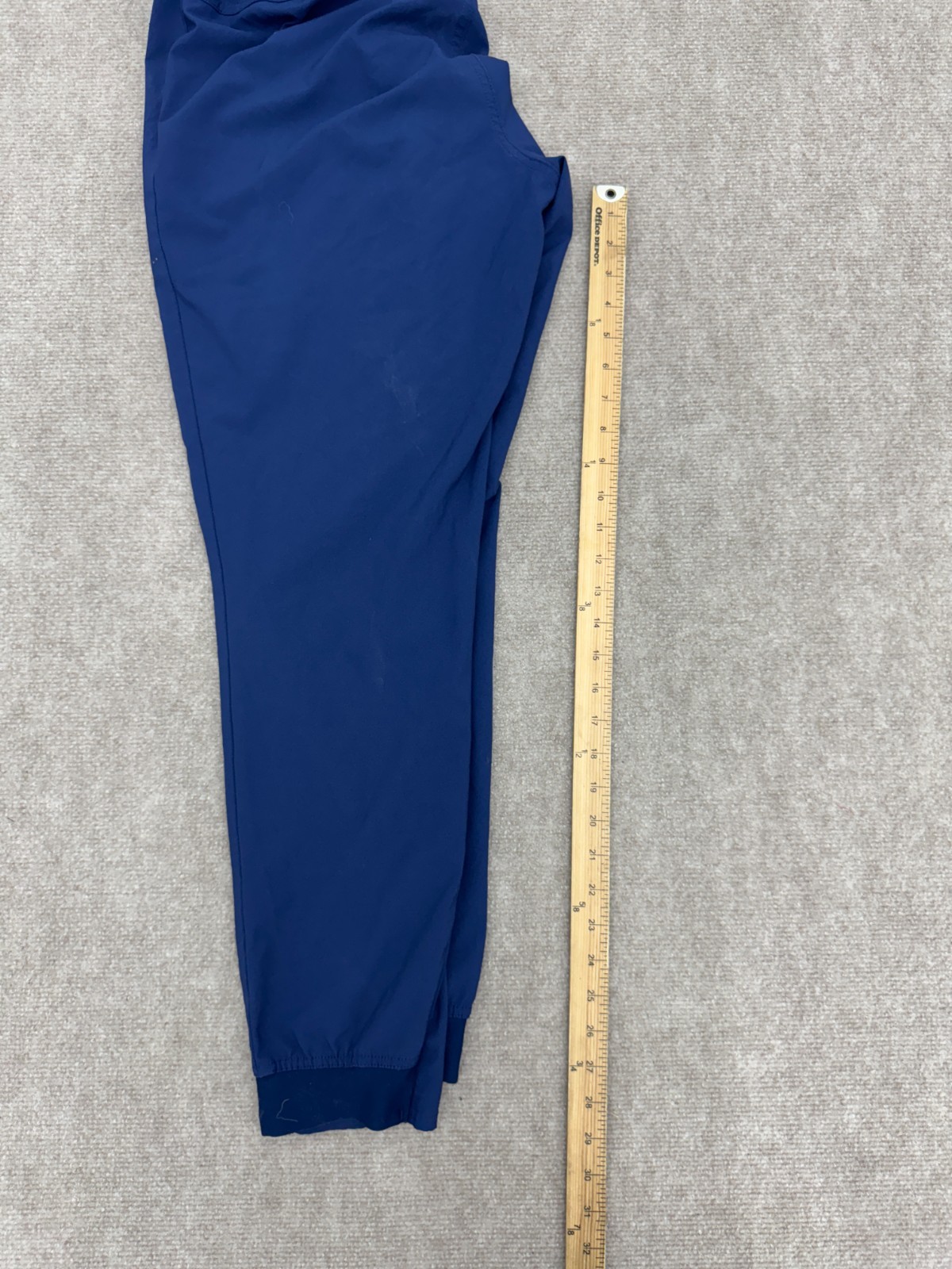 Empowered Women Solid Blue Drawstring Scrub Botto… - image 5