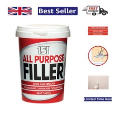 Ready Mixed All Purpose Filler - 600g Restorer for Cracks and Holes, White Paste
