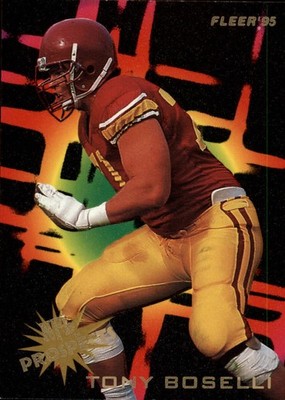 1995 Fleer Prospects #1 Tony Boselli Card