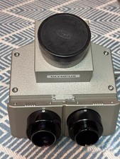 Olympus Vanox microscope ultra wide triple head