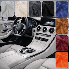 Mikrofaser Folie selbstklebende Auto 3D Wildleder Velvet Stoff Folie BLASENFREI